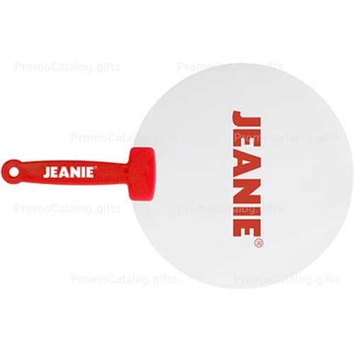Plastic Curved Hand Fan