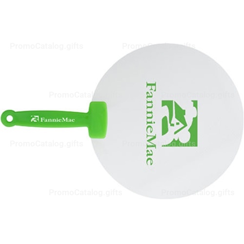 Plastic Curved Hand Fan
