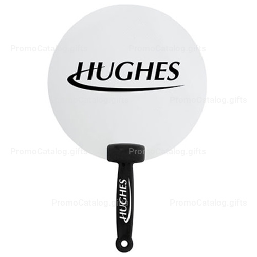Plastic Curved Hand Fan