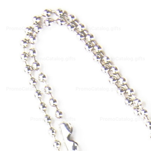Neck Ball Chain Rectangle Dog Tag