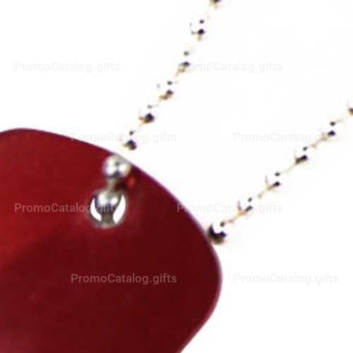 Neck Ball Chain Rectangle Dog Tag