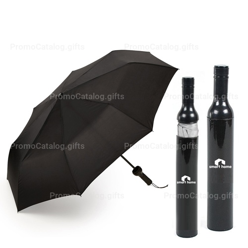 Three Folding Wine Bottle Umbrella