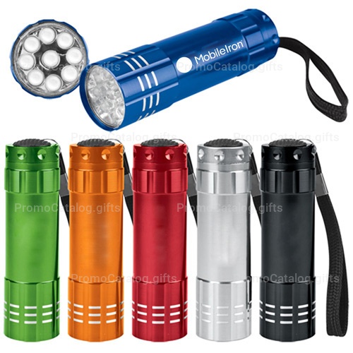 9 LED Aluminum Flashlight