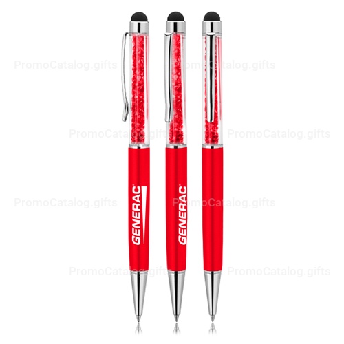 2-In-1 Crystal Rhinestones Stylus Pen
