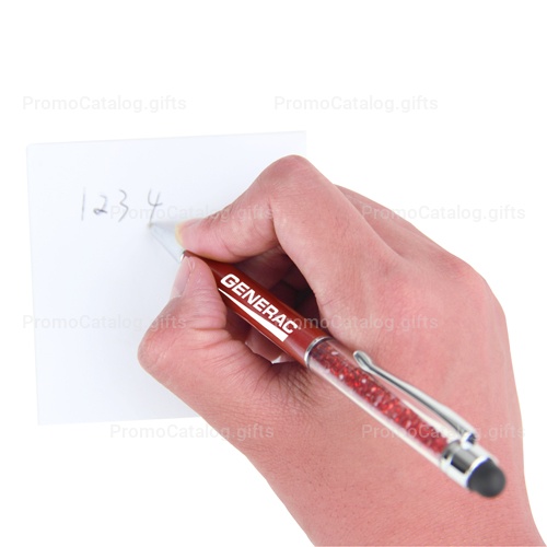 2-In-1 Crystal Rhinestones Stylus Pen