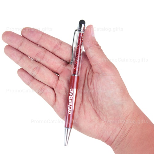 2-In-1 Crystal Rhinestones Stylus Pen