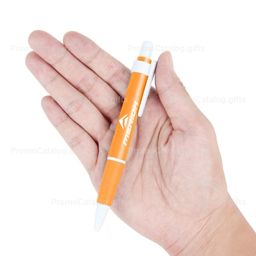 Retractable Textured Grip Ballpoint Pen
