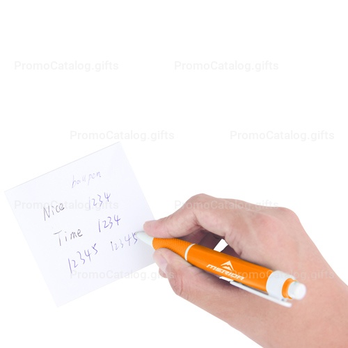 Retractable Textured Grip Ballpoint Pen