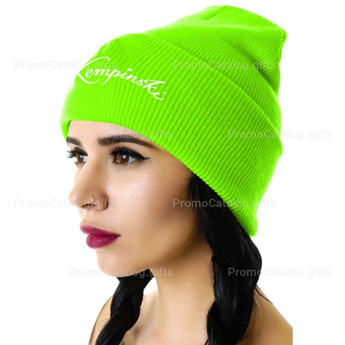 Unisex Knitted Acrylic Beanie