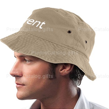 Cotton Polyester Blend Twill Bucket Hat