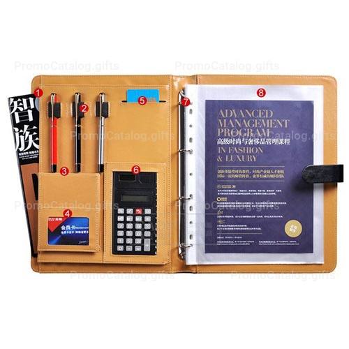 Multifunction Executive Leather Portfolio