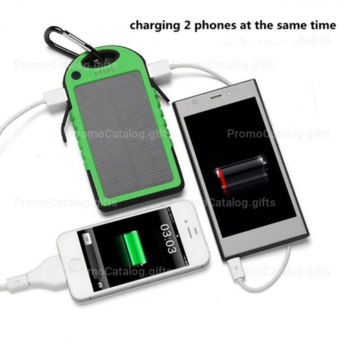 5000mAh Solar Charger Power Bank