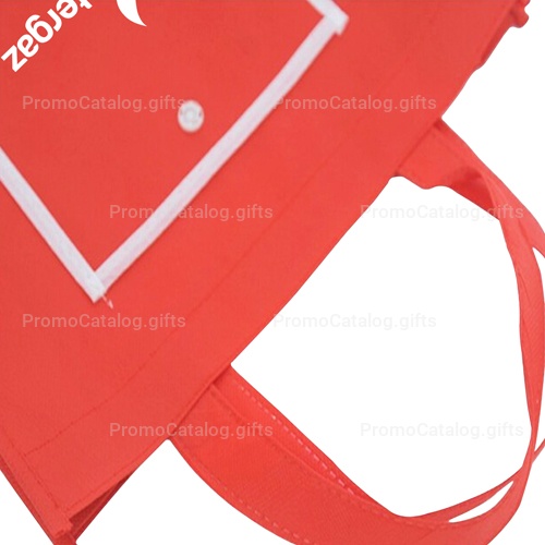 Rolling Non-Woven Foldable Tote Bag