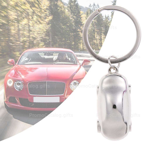 Metal Car Shaped Keychain