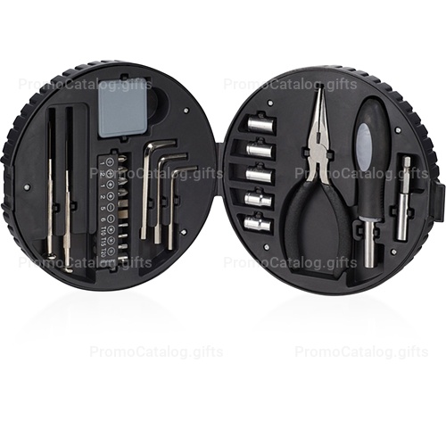 24 Piece Tire Shaped Tool Kit