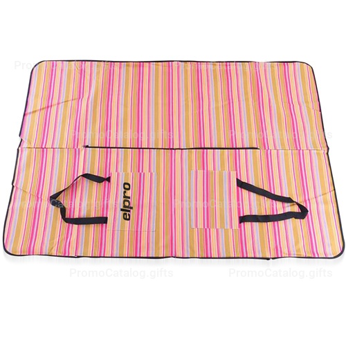 Elegant Satchel-Style Picnic Mat Tote Bag