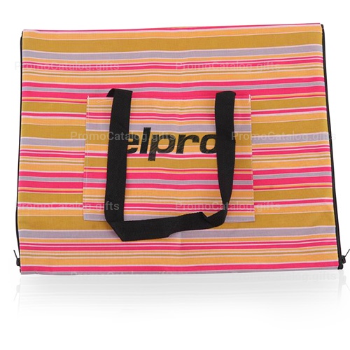 Elegant Satchel-Style Picnic Mat Tote Bag