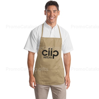 Polyester Apron With Center Pocket
