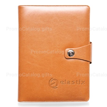 Leather Cover Jotter With 80 Sheet Paper