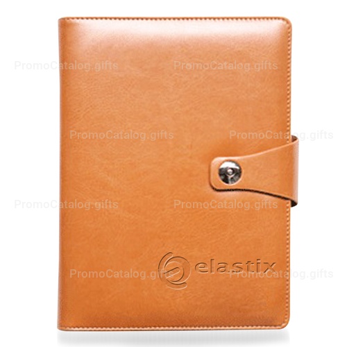 Leather Cover Jotter With 80 Sheet Paper