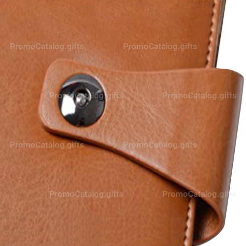 Leather Cover Jotter With 80 Sheet Paper