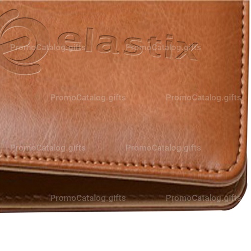 Leather Cover Jotter With 80 Sheet Paper