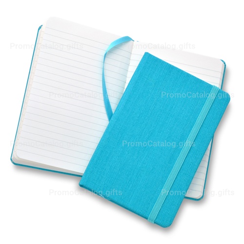 Leather Loose-Leaf Jotter With Elastic Closure