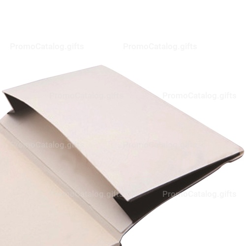 Leather Loose-Leaf Jotter With Elastic Closure