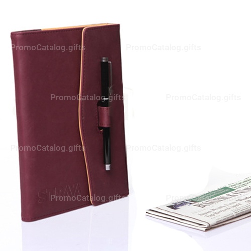 Triple Fold Leather Executive Jotter
