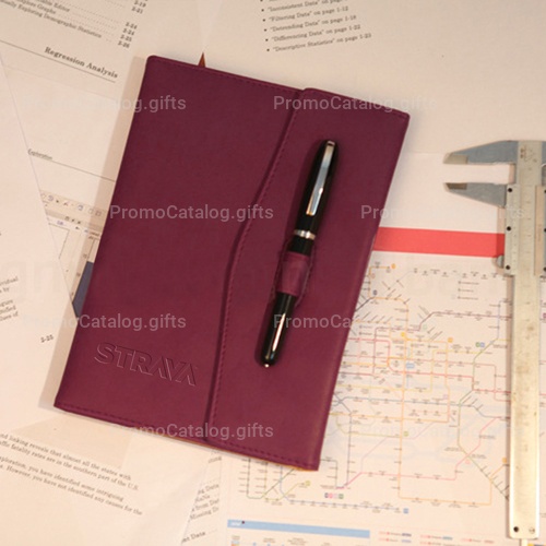 Triple Fold Leather Executive Jotter