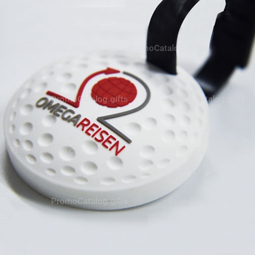 Custom Logo Shape Soft PVC Luggage Tag