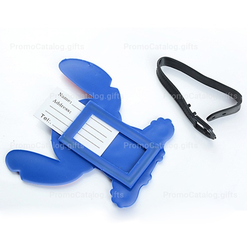 Custom Logo Shape Soft PVC Luggage Tag