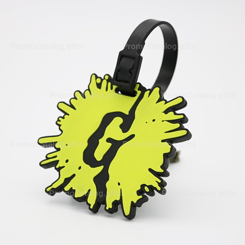 Custom Logo Shape Soft PVC Luggage Tag