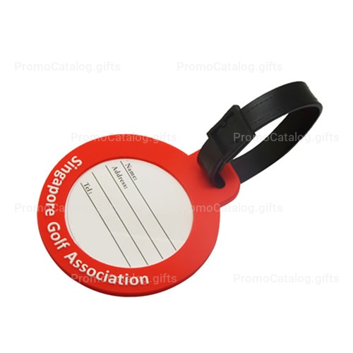 Custom Logo Shape Soft PVC Luggage Tag