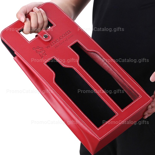 Leather 2 Wine Carrying Tote