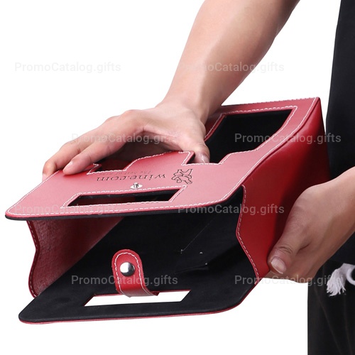 Leather 2 Wine Carrying Tote