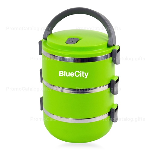 Round Heat Insulated Lunch Box