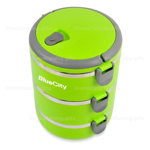 Round Heat Insulated Lunch Box