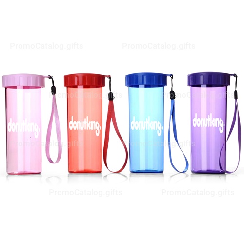 Transparent Water Bottle With Wrist Strap