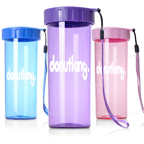 Transparent Water Bottle With Wrist Strap