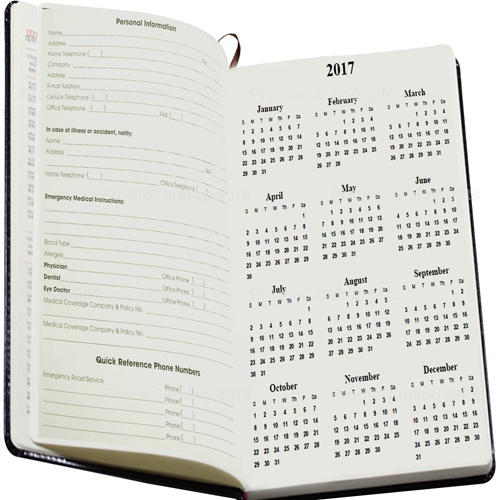 Leather Hardcover Business Notebook