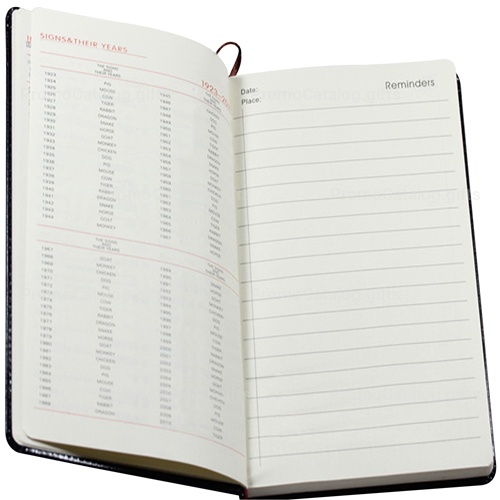 Leather Hardcover Business Notebook