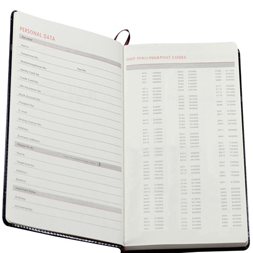 Leather Hardcover Business Notebook
