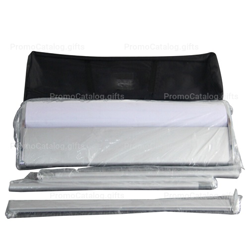 Wide Bottom Aluminum Retractable Roll-Up Banner