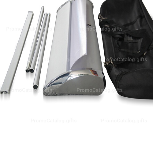 Wide Bottom Aluminum Retractable Roll-Up Banner
