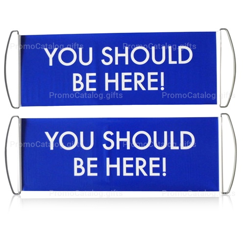 Retractable Hand-Held Scroll Banner