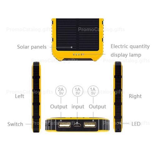 20000mAh Dual USB Solar Power Bank