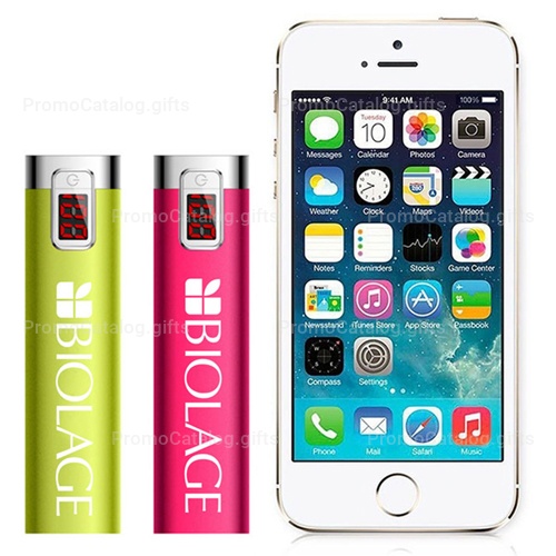 Portable LED Display 2200mAh Power Bank