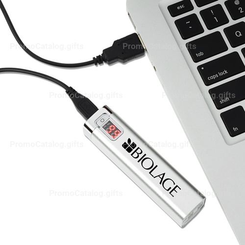 Portable LED Display 2200mAh Power Bank