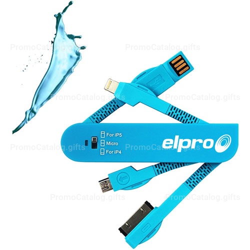 Army Knife Shape 3 In 1 Charger Cable